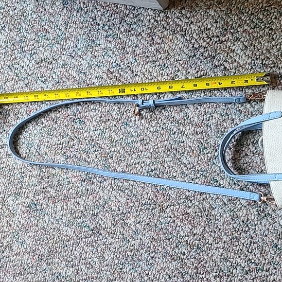 LAUREN CONRAD WOMEN'S BLUE & CREAM PURSE - Picture 11 of 16